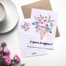 Печать стандартных открыток на заказ